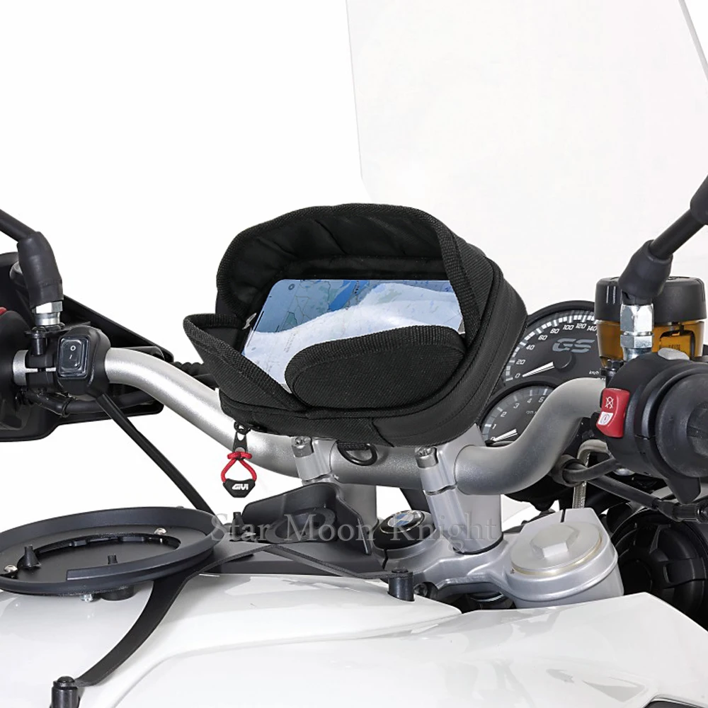 Mobile Phone GPS Plate Phone Holder Media Bag Navigation Bracket Waterproof bag For BMW R1200R LC R1200RS R1250R R1250RS