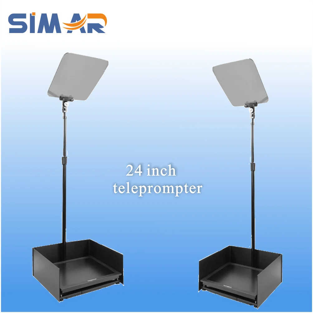 Simar 24 Inch Self-Reversing  Flip Monitor Speech Studio Presidential Prompter Teleprompter for Conference Speaker on Podium