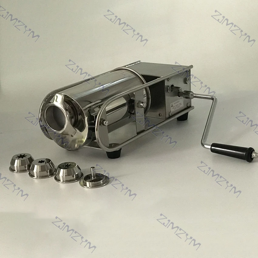 2L Bằng Tay Ngang Churros Máy Làm Thép Không Gỉ 304 Churros Giàn Phơi Tây Ban Nha Churros Đùn Máy Với 3 Kích Thước Vòi Phun