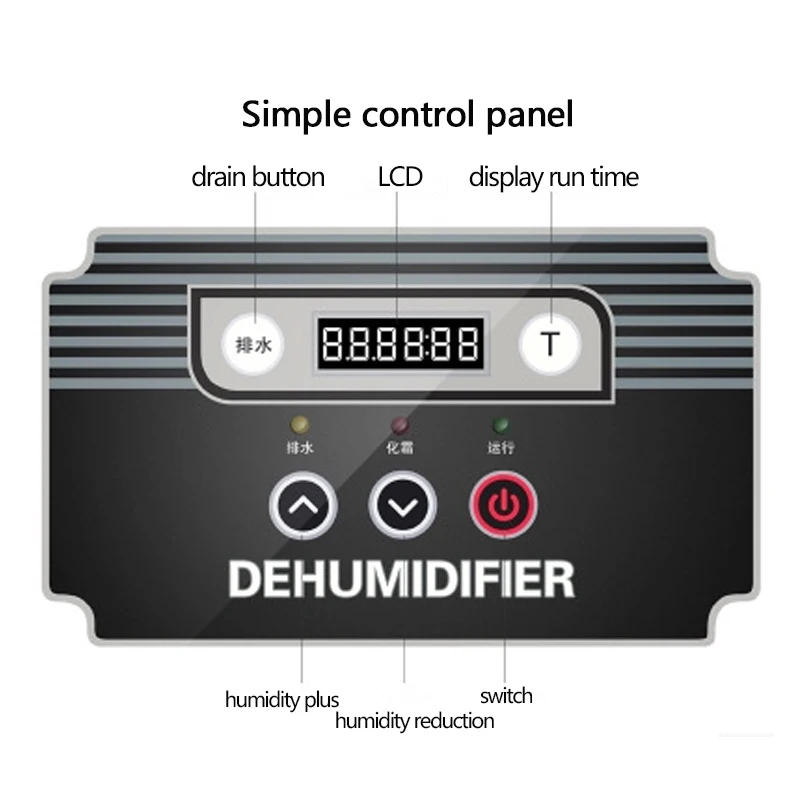 220 فولت آلة إزالة الرطوبة الصناعية DYD-K60A3 عالية الطاقة إزالة الرطوبة الطابق السفلي ورشة عمل المرآب التجاري مزيل الرطوبة 1 قطعة