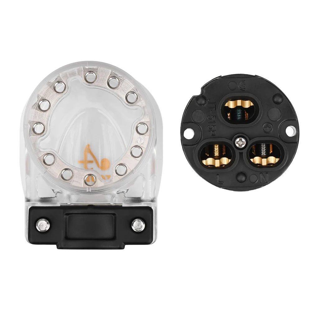 Plugue de alimentação HIFI em forma de L de alta qualidade, um par de conector de alimentação dos EUA banhado a ouro + conector fêmea IEC