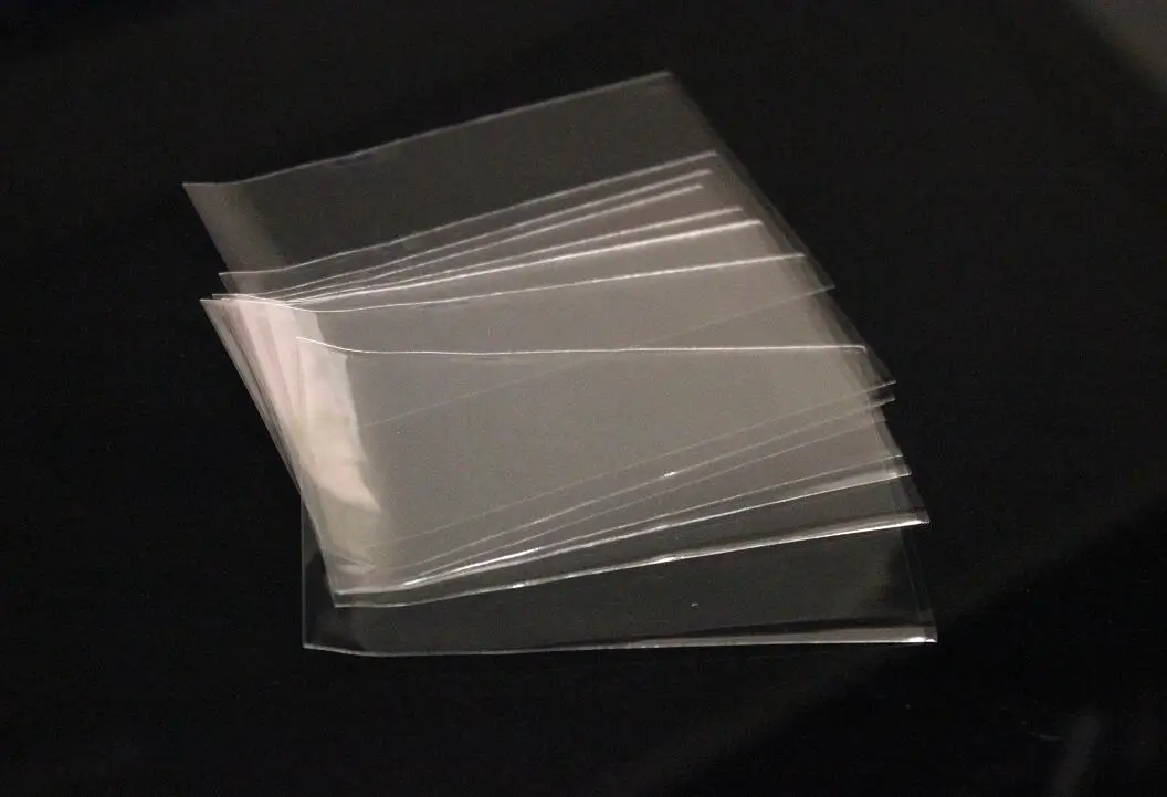 Size 6*9cm Small Transparent Flat Open End Cello Cellophane Clear Poly Bags For Business Card Storage