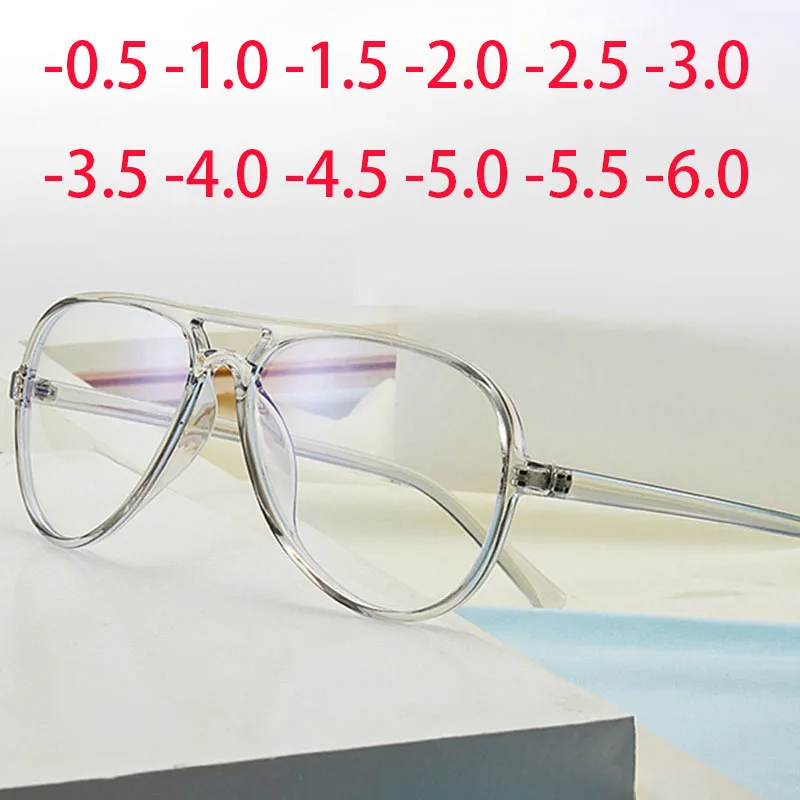 

Cat Frame Oval Minus Lens Optical Glasses Women Men TR90 1.56 Aspherical Prescription Eyeglasses SPH 0 -0.5 -0.75 -1.0 TO -6.0