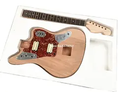 Inheriting classic jazz electric guitar mahogany core wood electric guitar semi-finished DIY,Builder Kit Project Mahogany