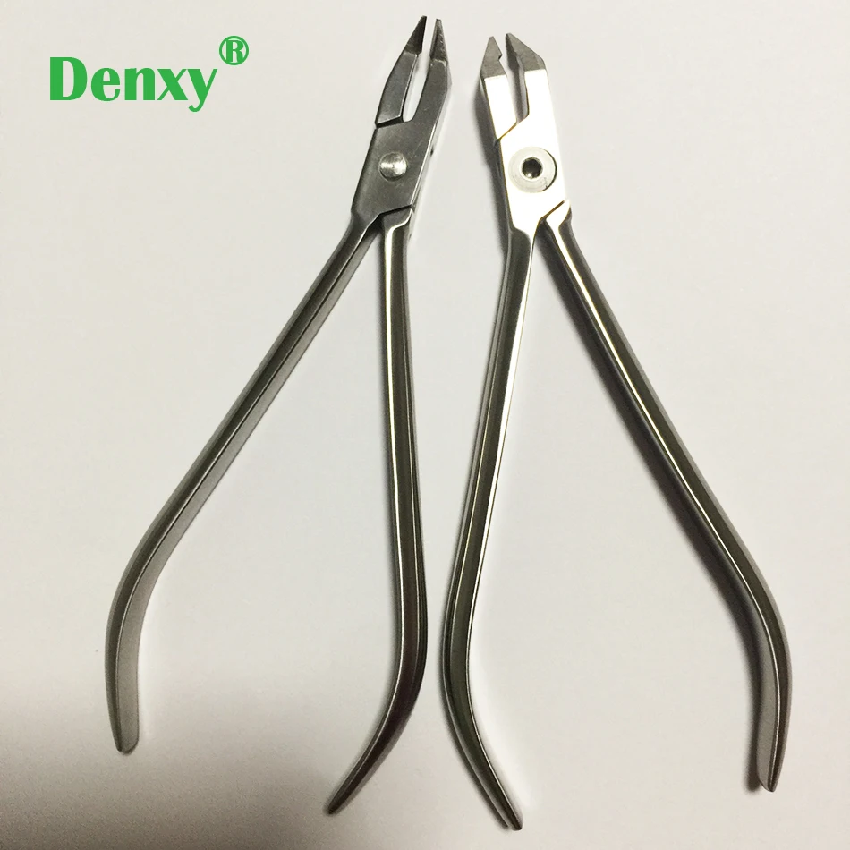 Denxy 1pc dental ortodontyczne szczypce 45 ° przewód światła cutter 45 stopni Dental szczypce do cięcia ortodontyczne ligatura Cutter dentysta narzędzie