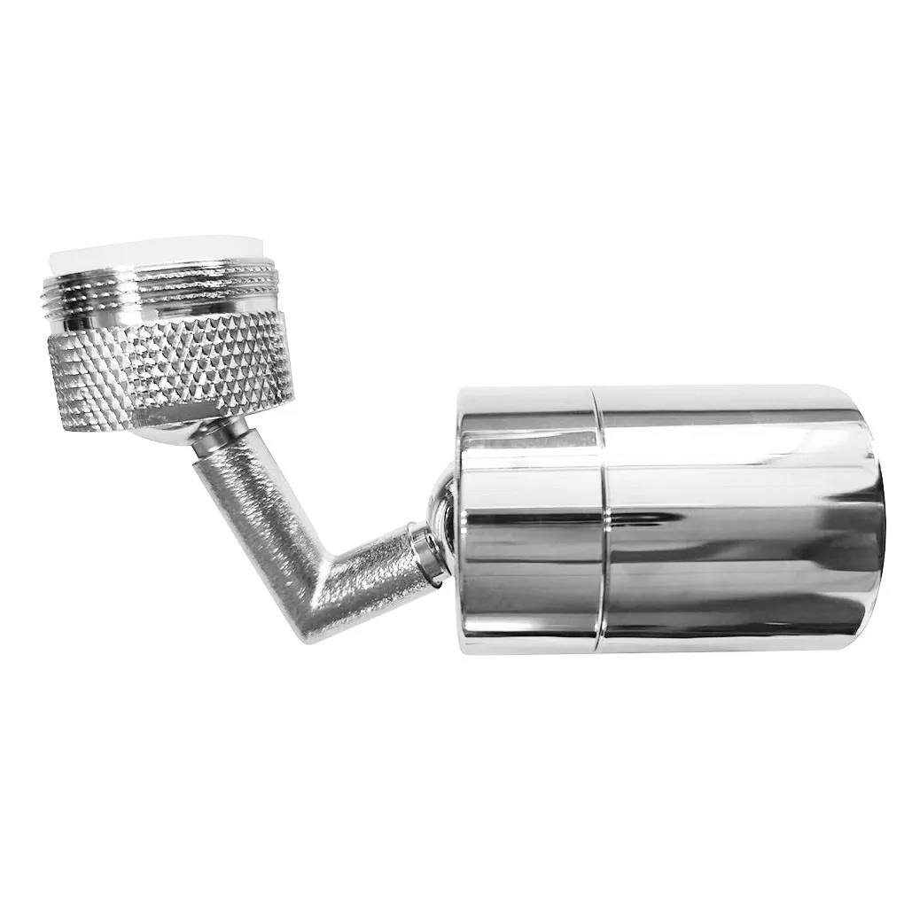 720 degrees Rotating Water Tap Kitchen Laundry Room Adjustable Splash Proof Metal Water Faucet