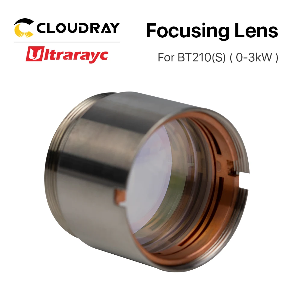 Ultrarayc colimating & focando lente d28 f100 f125mm com suporte de lente para raytools bt210 bt210s cabeça de corte a laser