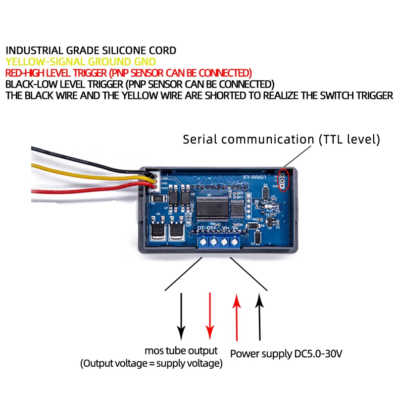 Module de retardateur de synchronisation multifonctionnel, relais de remplacement de commande de Tube MOS 10A, XY-WM01