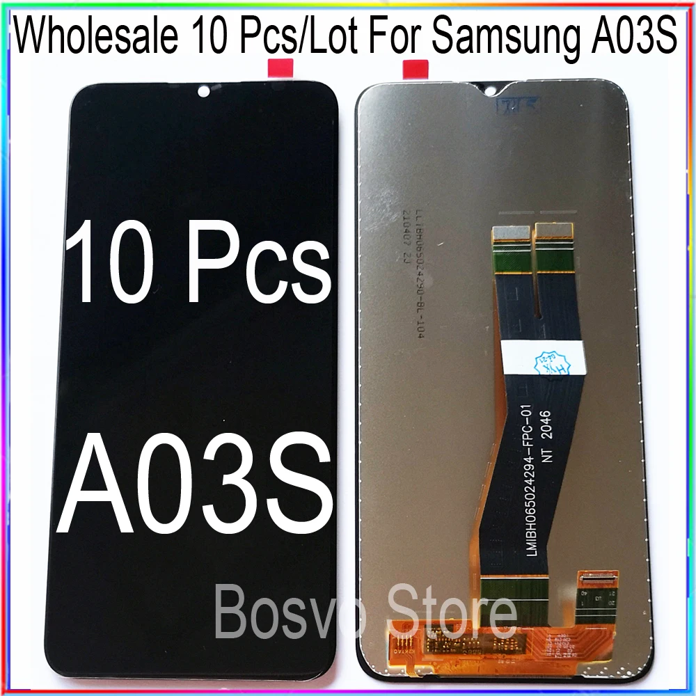 Wholesale 10 Pieces/Lot For Samsung A03S Lcd screen display with touch assembly A03 A037F A037M A037FD