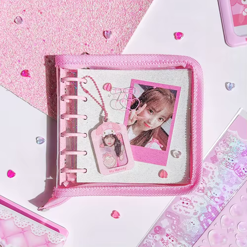 Classeur pailleté Kpop pour collection de photocards