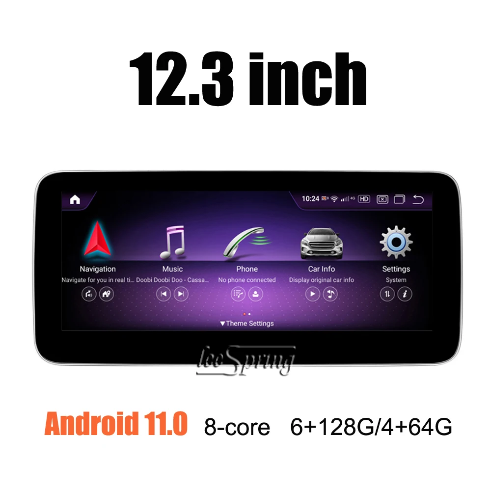 12.3 inch Android 12 Car Multimedia player for Mercedes Benz C-Class (NTG5.5 2019-2021)