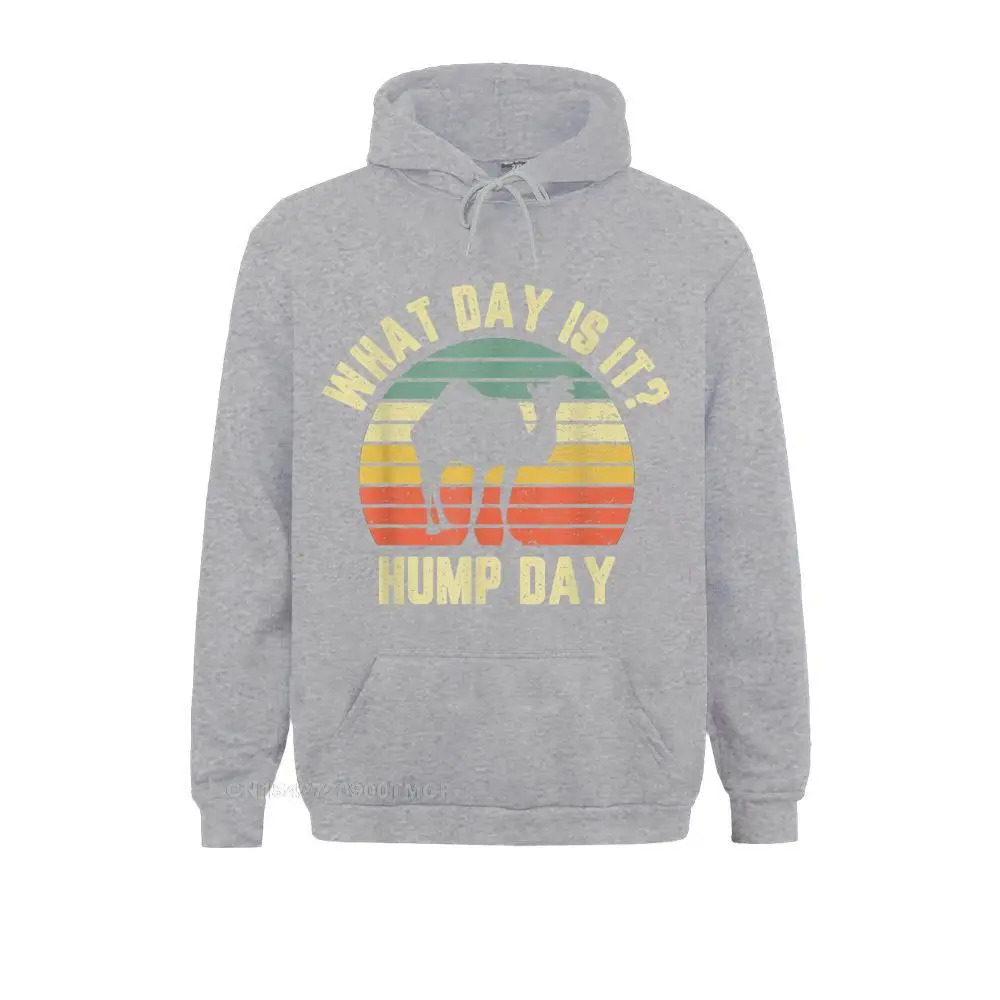 Sudadera con capucha de manga larga para hombre, ropa para parte superior masculina, con frase What Day Is It Camel, estilo Retro, divertida, ideal para el verano, descuento