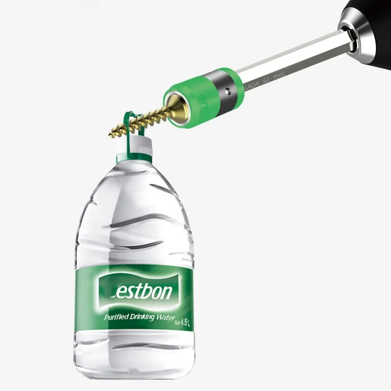 LAOA S2 1/4 "Vít Điện Mũi Điện Từ Mạnh 65Mm Điện Vít Và Vòng Nam Châm