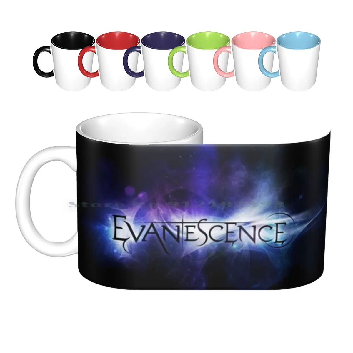 Evanescence Ceramic Mugs Coffee Cups Milk Tea Mug Post Grunge Hard Alternative Metal Alternative Nu Metal Grunge Grunger Emo