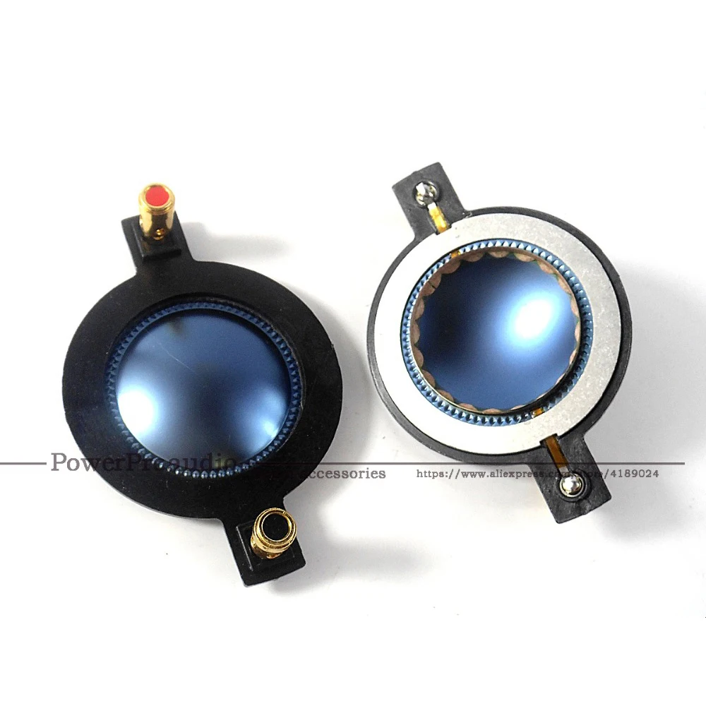 175インチブルーチタンスピーカー用高品質ダイアフラム、純アルミフラットワイヤー、ブルー、8オーム