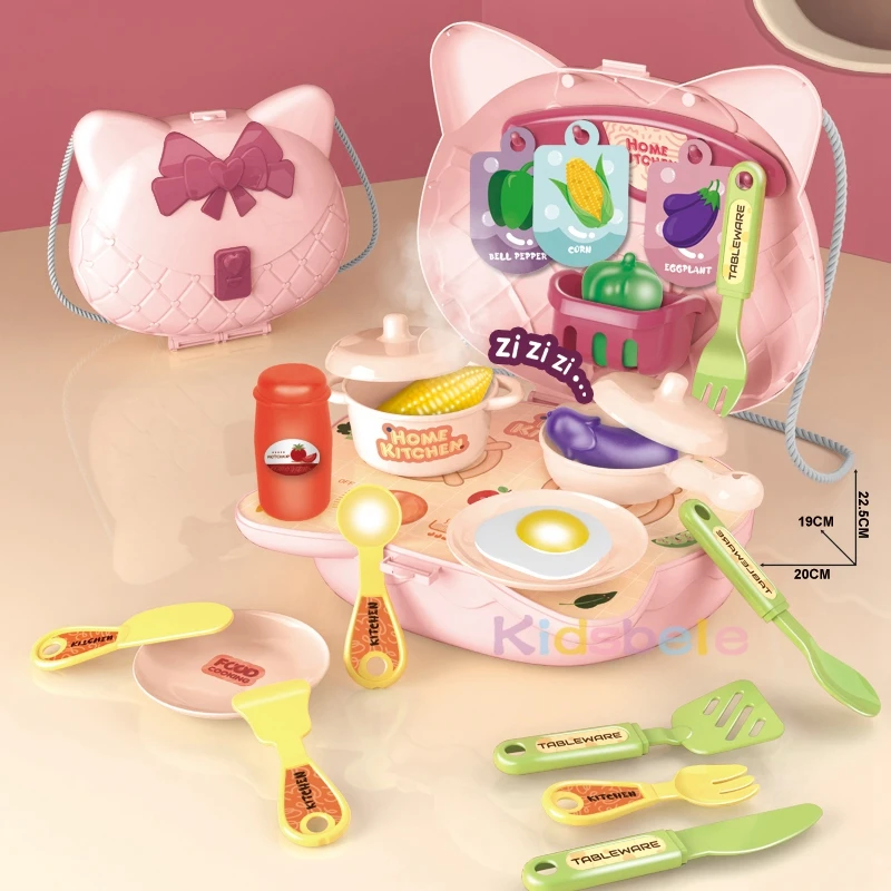 Jouets de maquillage pour filles, ensemble de jeu de simulation, dos Montessori, IQUE Cosmetic Princess Hairdress, jouets de beauté à la mode pour enfants