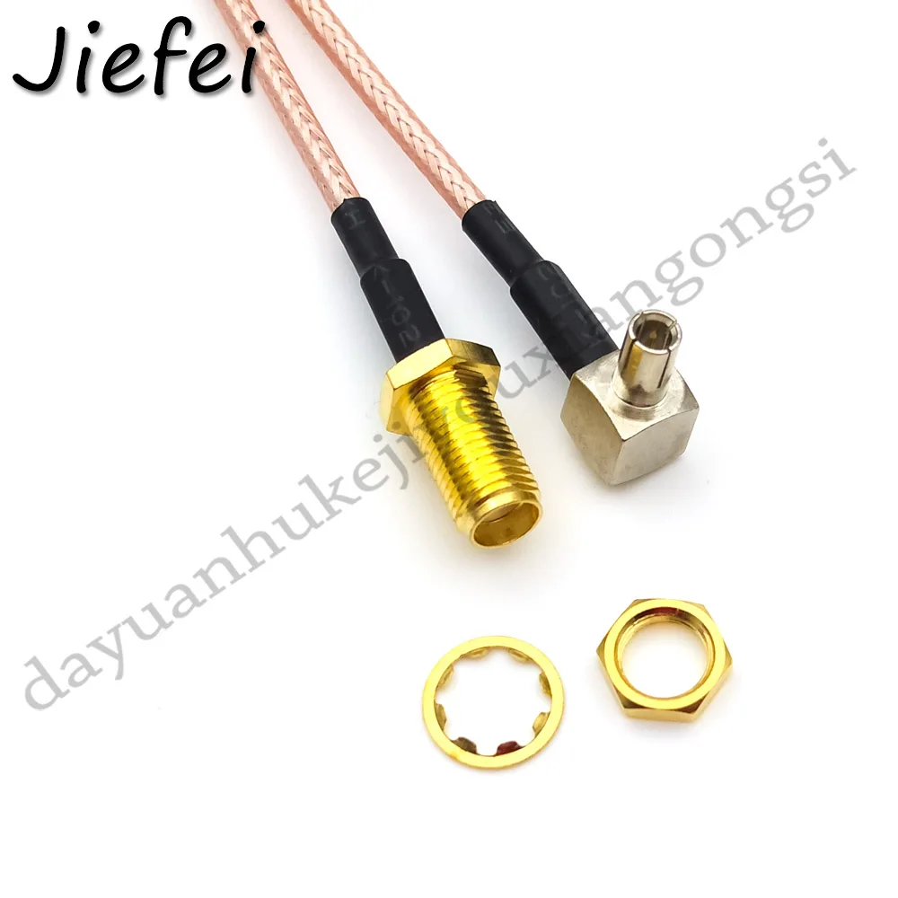 

20-100pcs RF Connector SMA female to CRC9 Cable F Female to CRC9 /TS9 Rightangle RG316 Pigtail Cable 15cm 20cm 30cm 50cm