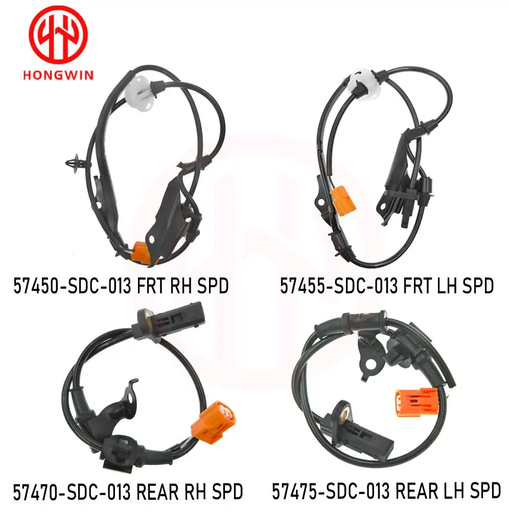 1 Set ABS Wheel Speed Sensor Front Left&Right For Honda Accord VII (CM) 2.0L 2.4L 2003-2007 57475-SEA-013,57470-SEA-013