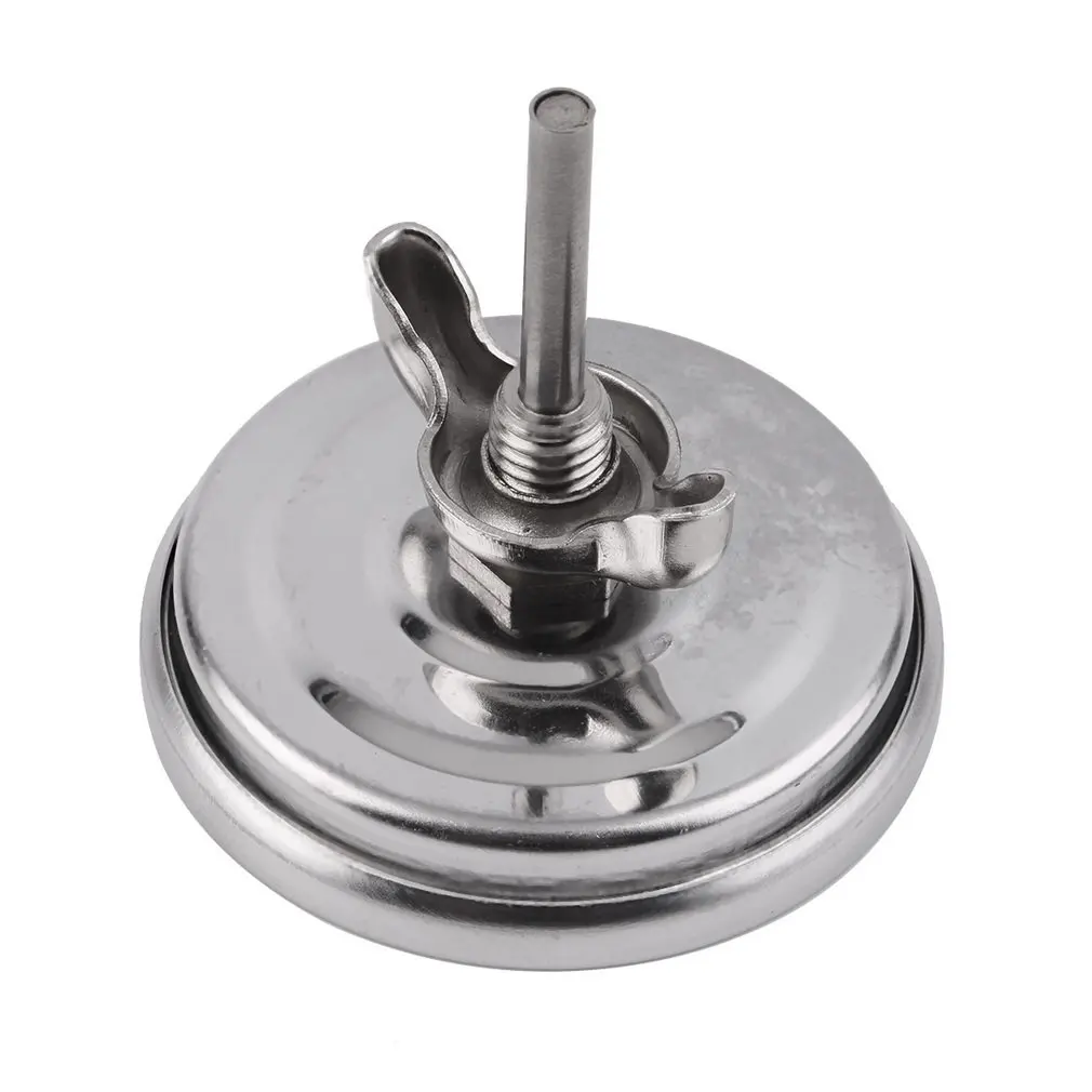 2021 HOT Stainless Steel BBQ Smoker Pit Grill Bimetallic thermometer Temp Gauge with Dual Gage 500 Degree Cooking Tools