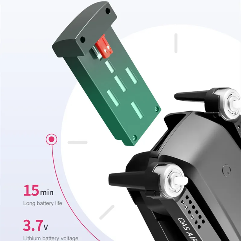 Z608 Z6H8 Obstakel vermijden WIFI Real-time transmissie 4K RC Drone Onderdelen 3.7V 1800mAH Batterij/Propeller/Beschermframe/USB-lijn