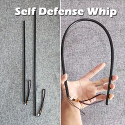 50cm/65cm Elastic Resin Rattan Strip Self Defense Whip Black Stick Defense Tools for Women Anti-wolf Teaching Stick Pointer