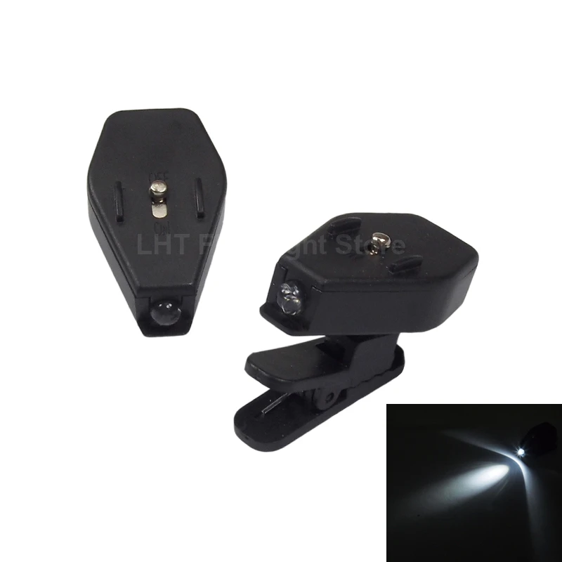 Mini Clip LED Light - Black (1 pair)