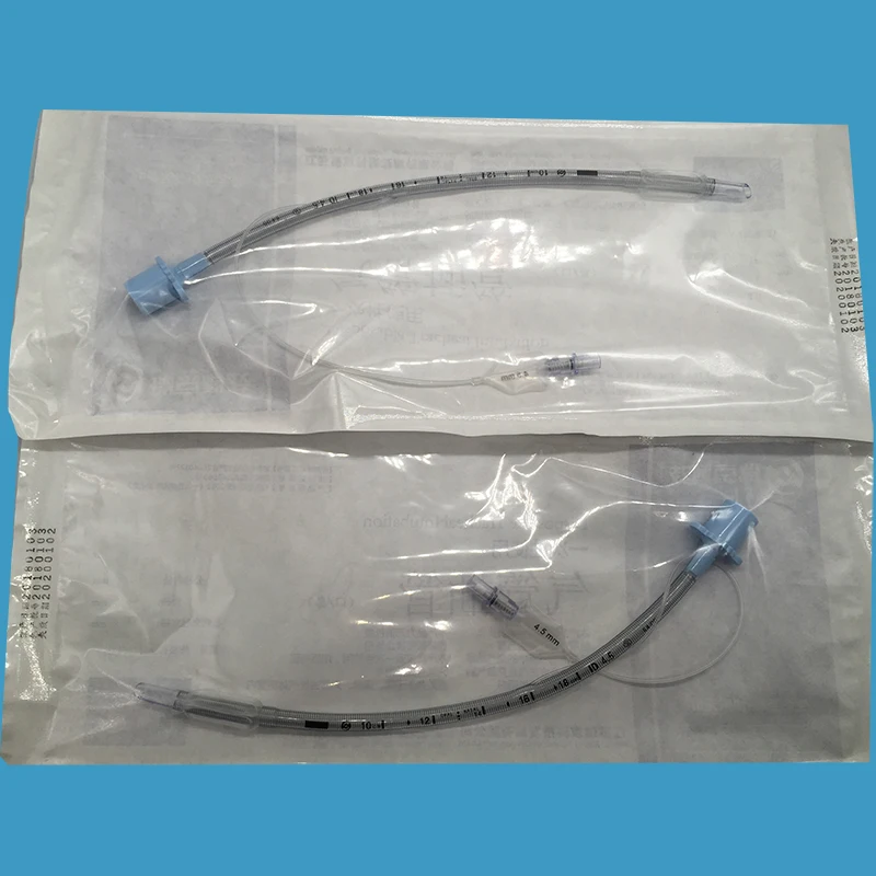 Disposable PVC Sterile Endotracheal Intubation Tube Trachea Cannula for Veterinary Anesthesia Animal First Aid Cat and Dog Pet