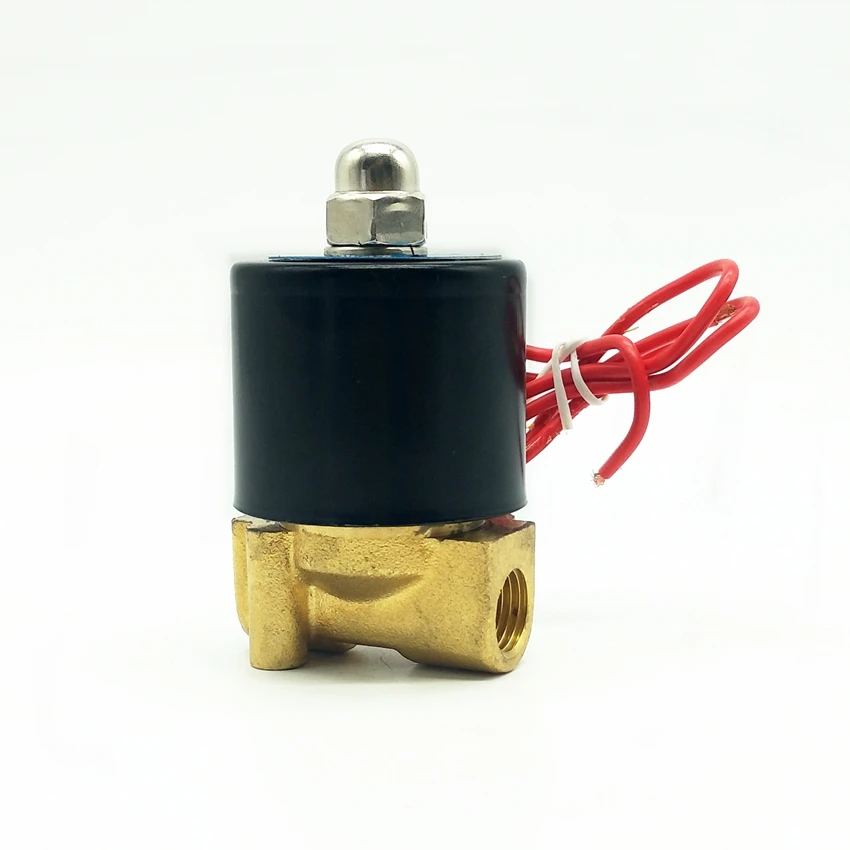 

SNS Solenoid Valve 2W025-08 G1/4 2/2 Port Normal Closed Brass Valve