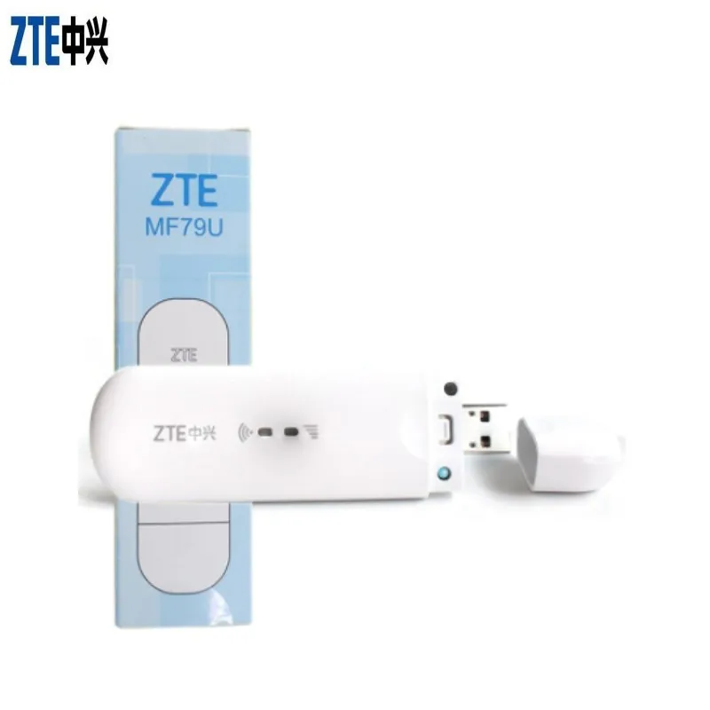 Entsperrt Original Neue 150Mbps ZTE MF79U 4G Modem WiFi Router Dongle Plus 2Pcs Antenne