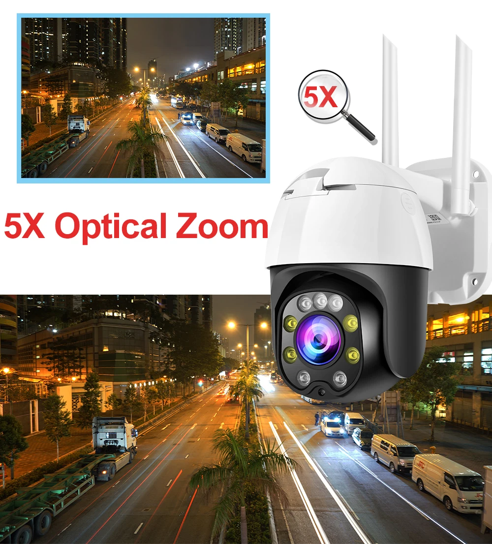 WIFI Camera Video Surveillance 5MP cctv Camhi WIFI Camera  PTZ Camera WIFI Outdoor IP Camera WIFI Camera Video Surveillance