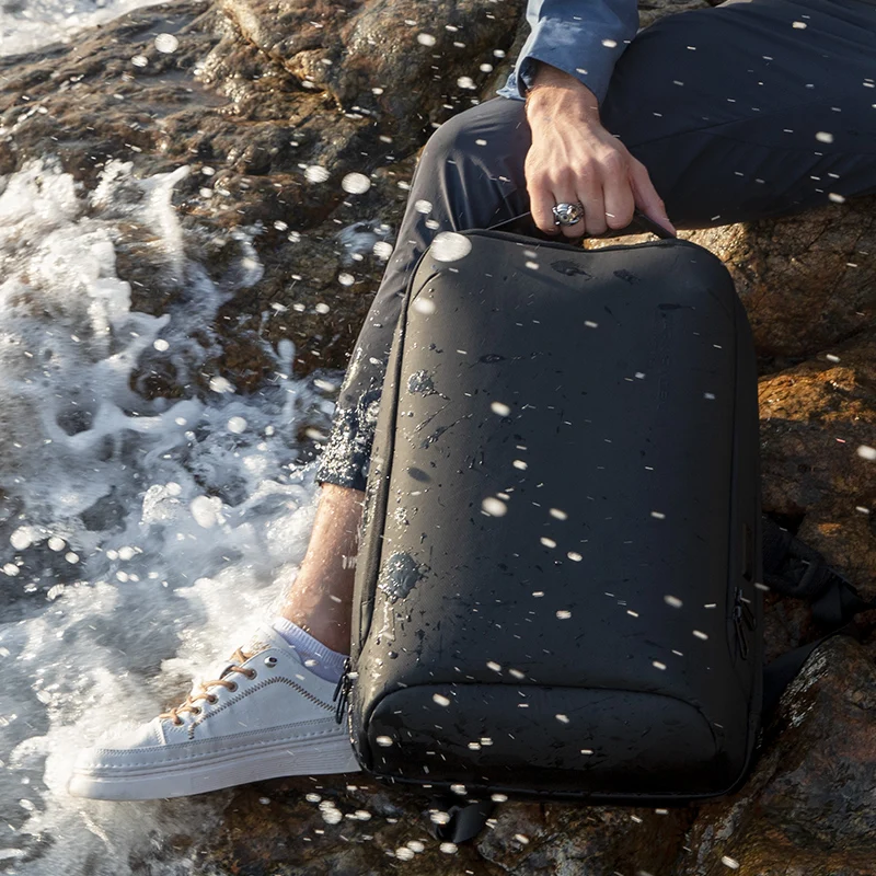 Mark Ryden-mochila de negocios para hombre, bolsa de trabajo de oficina delgada para ordenador portátil, 15,6/17,3 pulgadas