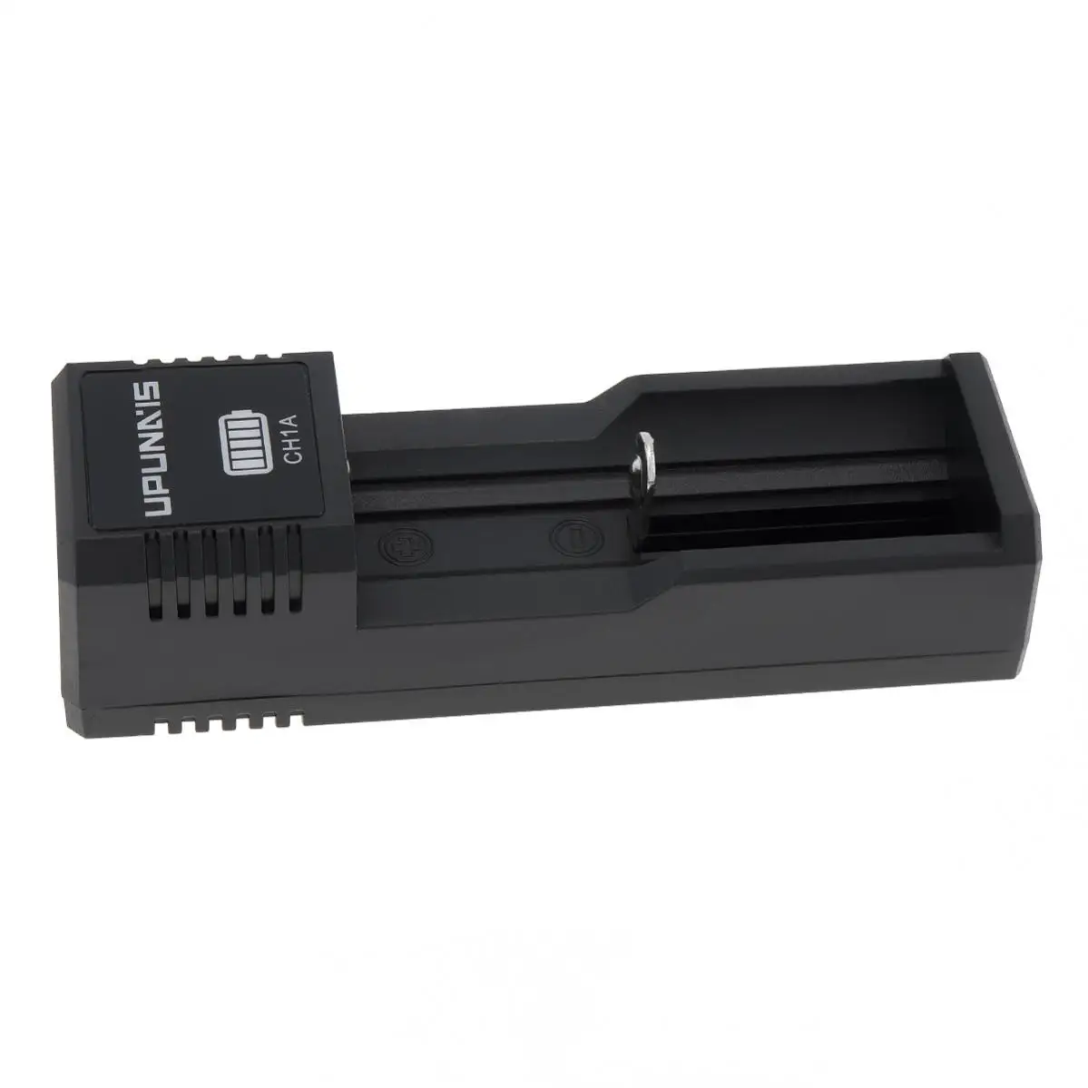 CH1A DC5V Único Slot Carregador de Bateria USB para 26650 18650 18500 18350 17670 16340 10440 Com proteção múltipla