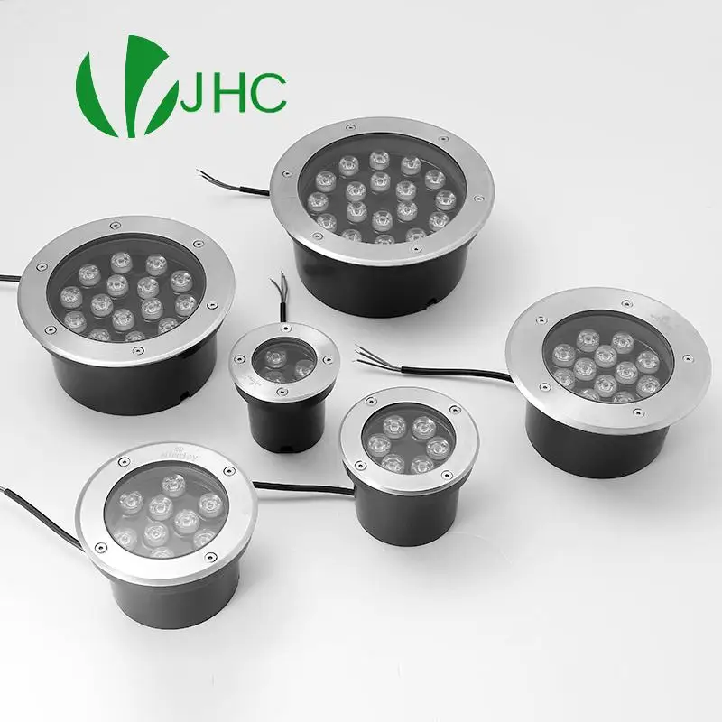 

LED 12V RGB Underground Light 6W 7W 9W 12W 24VDC 220V IP67 Buried Light Outdoor floor light Inground Garden Yard Landscape Lamp