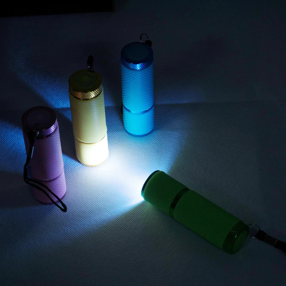 1 Pc Uv Flashlight 9 Led Ultra Violet Torch Light Lamp For Epoxy Uv Resin Cure Adhesive Glue Led Flashlight Currency Detector