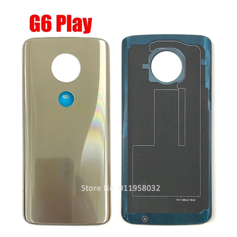 Back Cover For Motorola Moto G6 Battery Door Housing For Moto G6 Play Back Cover Housing For G6 Plus Battery Cover Replacement