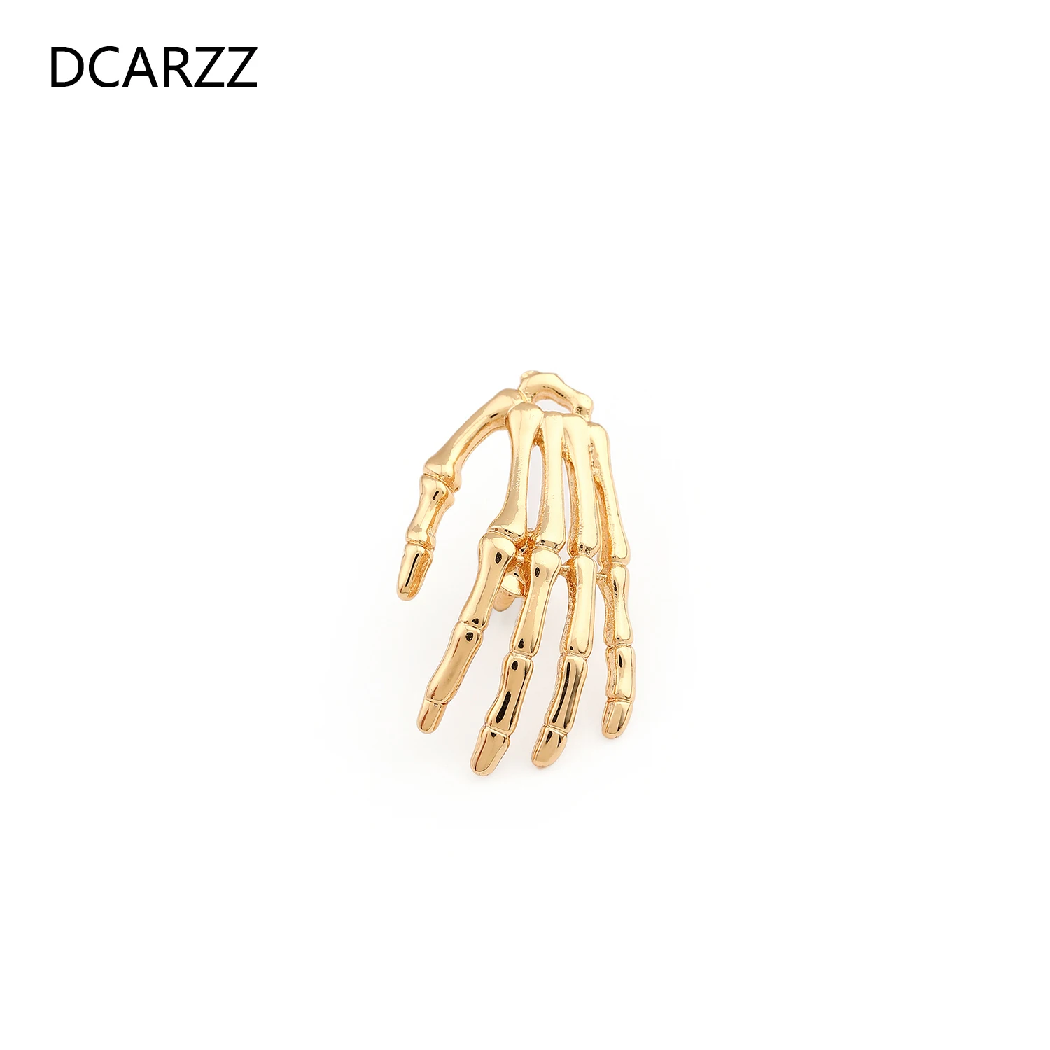 DCARZZ Lapel Pin Brooch Medical Anatomy Skeleton Hand Plated Jewelry Pins Metal Doctor Nurse Women Accessories Gift