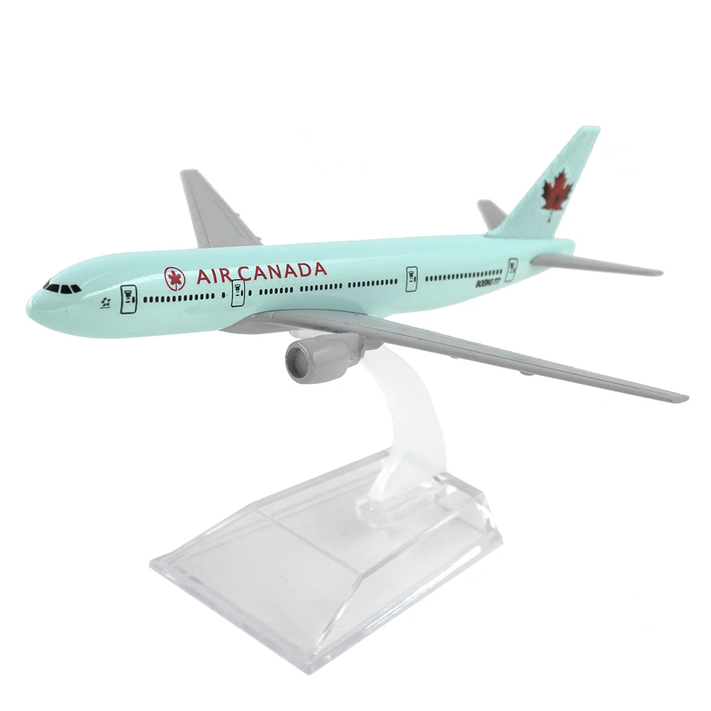 1/400 skala Aircraft Boeing 777 Air Kanada 16 cm Legierung Flugzeug B777 Modell Spielzeug Kinder Kinder Geschenk für Sammlung