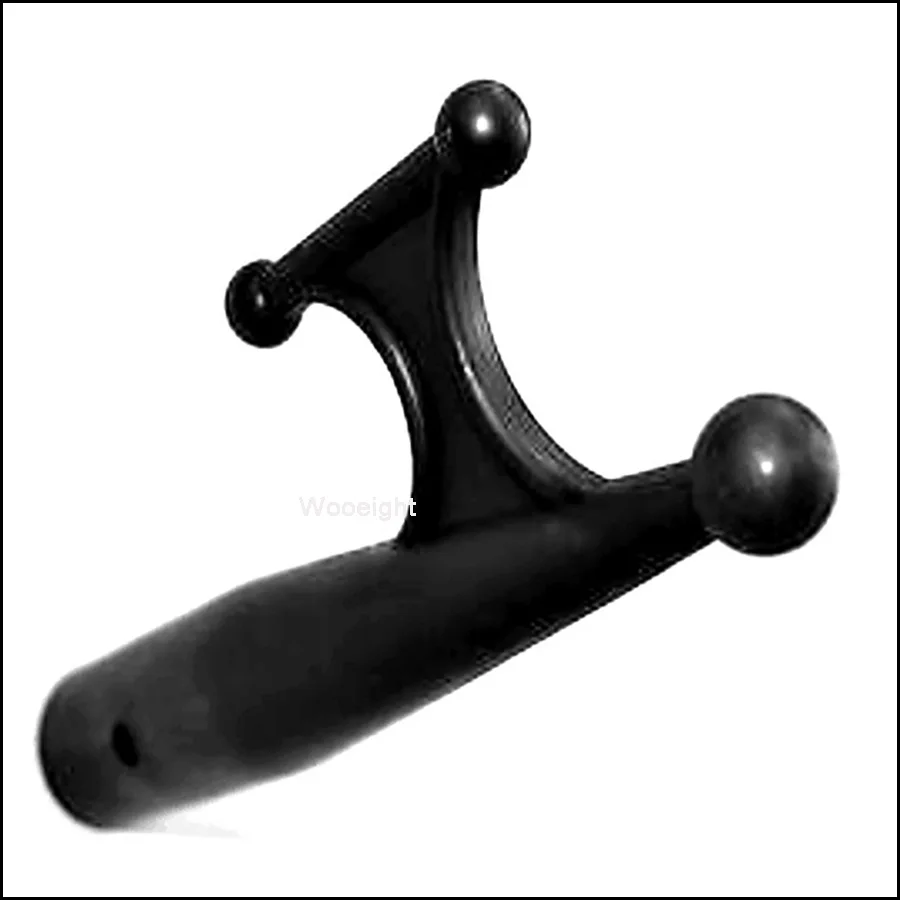 Wooeight Kayak Hook Premium Nylon Mooring Marine Boat Black Replacement Top for 1' /25mm Pipe Round Telescopic Pole Pipe Tube