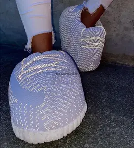 Sepatu Katun Musim Dingin Wanita/Pria Sepatu Mewah Rumah Hangat Hewan Kartun Lucu Sepatu Kets Busa Pria Wanita Sandal Gemuk Roti Ukuran 36-44 10 keranjang cucian pink penjualan terbaik - №