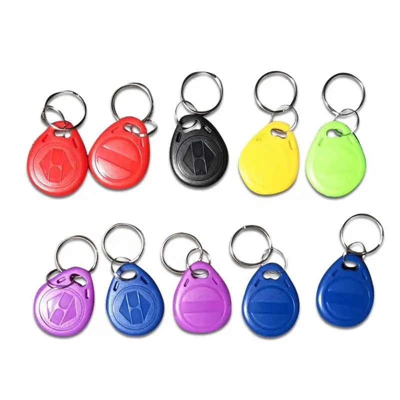 (10PCS/LOT) EM4305 125khz Programmable RFID Smart Tags Rewritable Keys Number2 Keyfobs