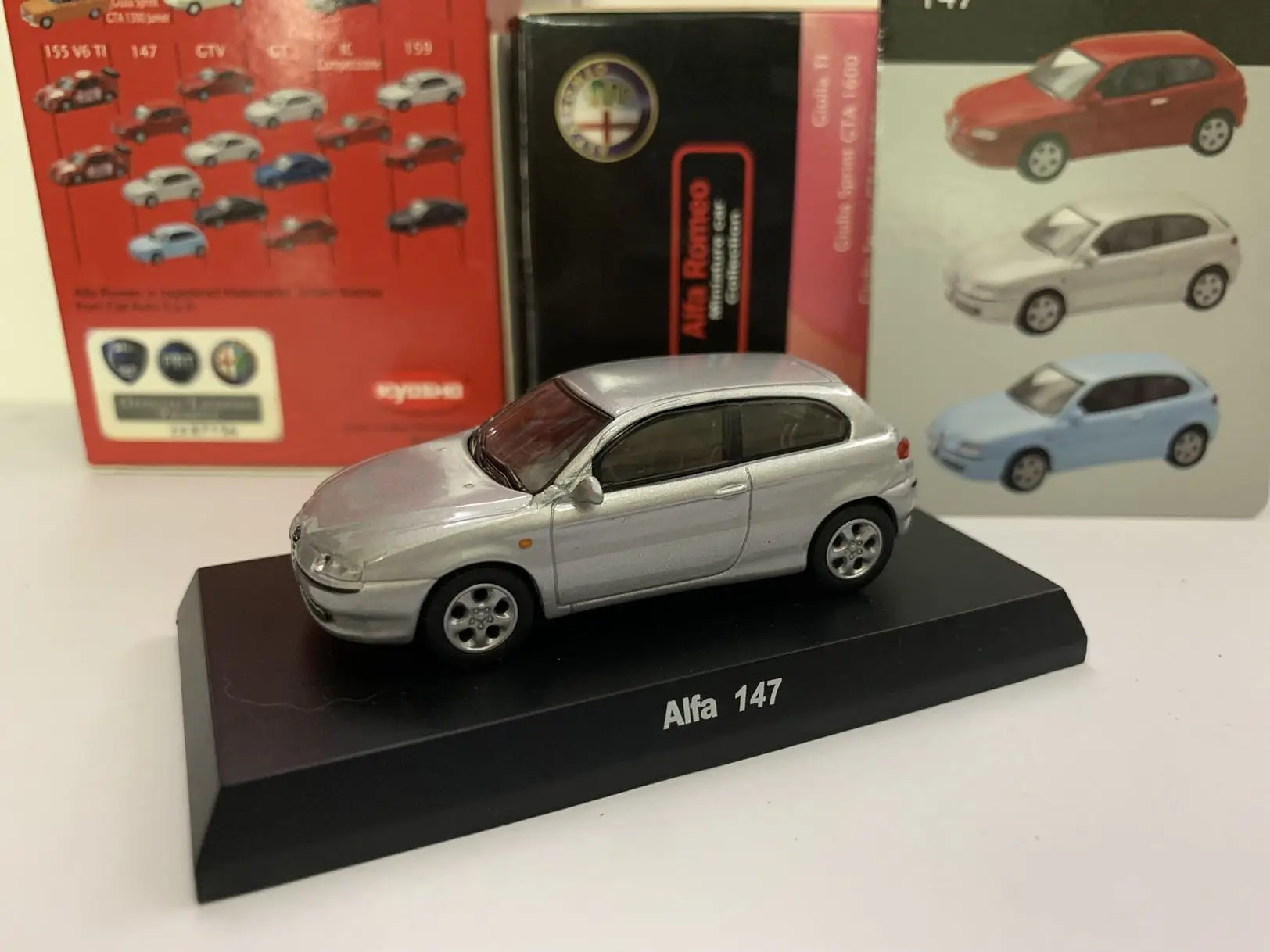 1/64 Kyosho Alfa Romeo 147 Collectie Gegoten Legering Auto Decoratie Model Speelgoed