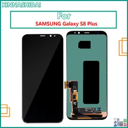 OLED LCD For Samsung Galaxy S8 plus G955fd G955F G955 With Frame Display With Touch Screen Assembly Digitize Parts