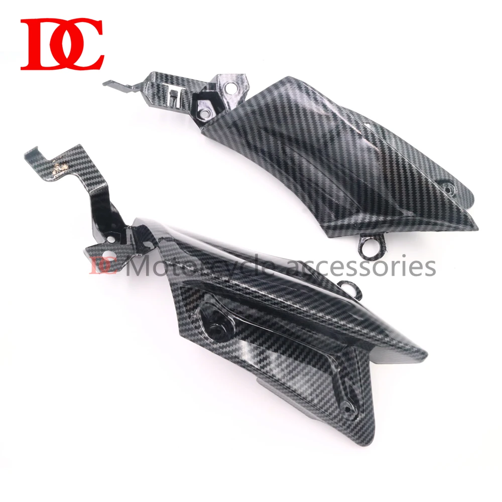 Motorcycle parts 2PCS Carbon Fiber Fairing Frame Side Cover Panel Fit For YAMAHA YZF600 YZFR6 2003 2004 2005 YZF 600 YZF R6