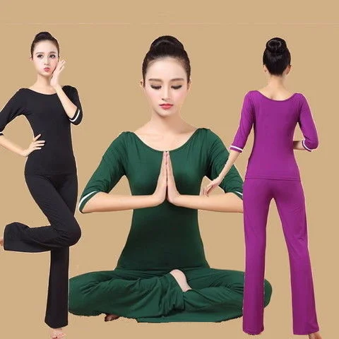 

Two Piece Set Women Yoga Suit Female Fitness Dance Training Body-building with Bra Conjuntos De Mujer Ensemble Femme