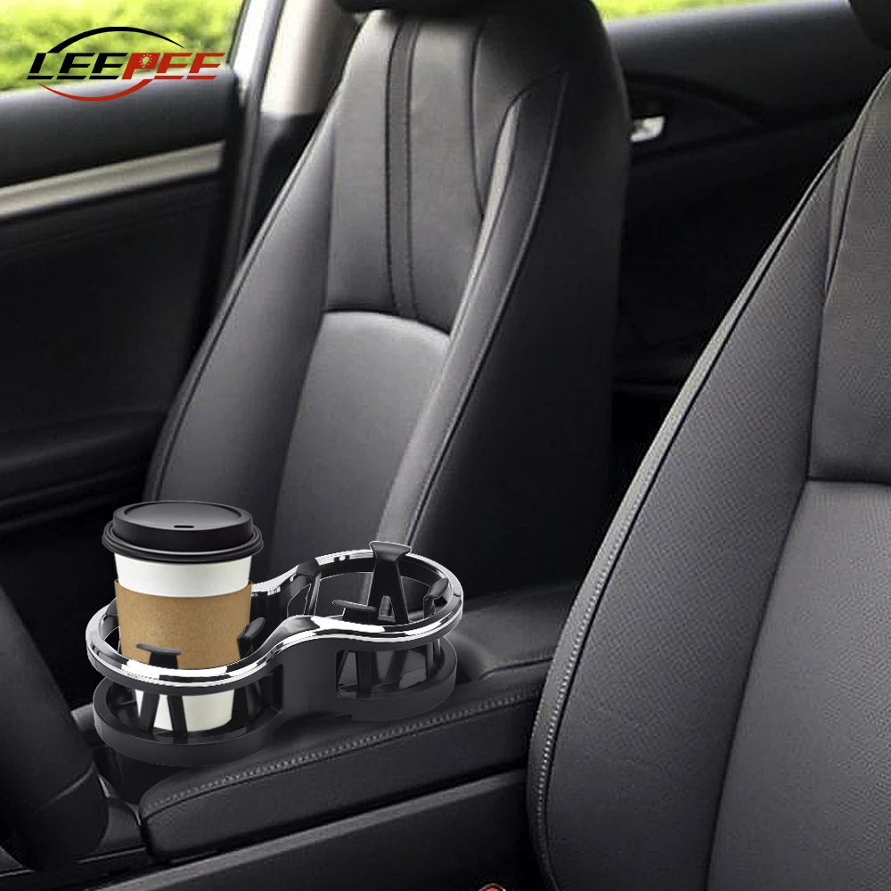 Car Coffee Cup Stand Holder Drinking Water Bottle Bracket Storage Box Case Tools Free Adjustable Kit Auto Accessories Organizer