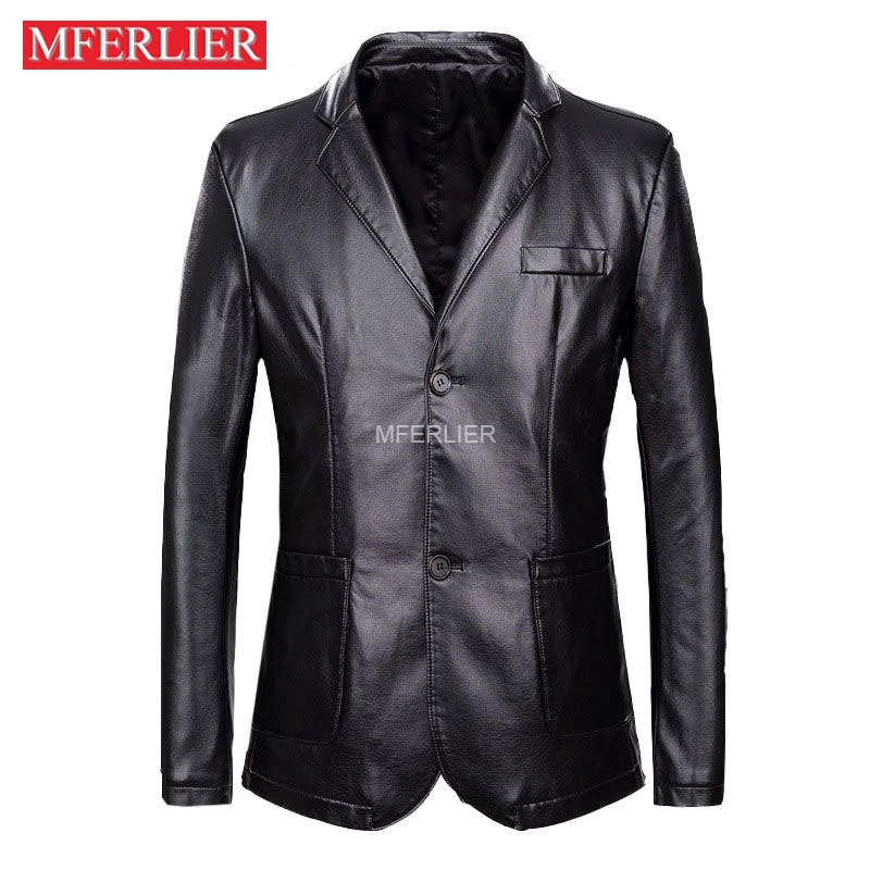 

MFERLIER Large Size Autumn Winter Men Jackets 5XL 6XL 7XL 8XL 9XL Long Sleeve Plus Size Suit Jackets