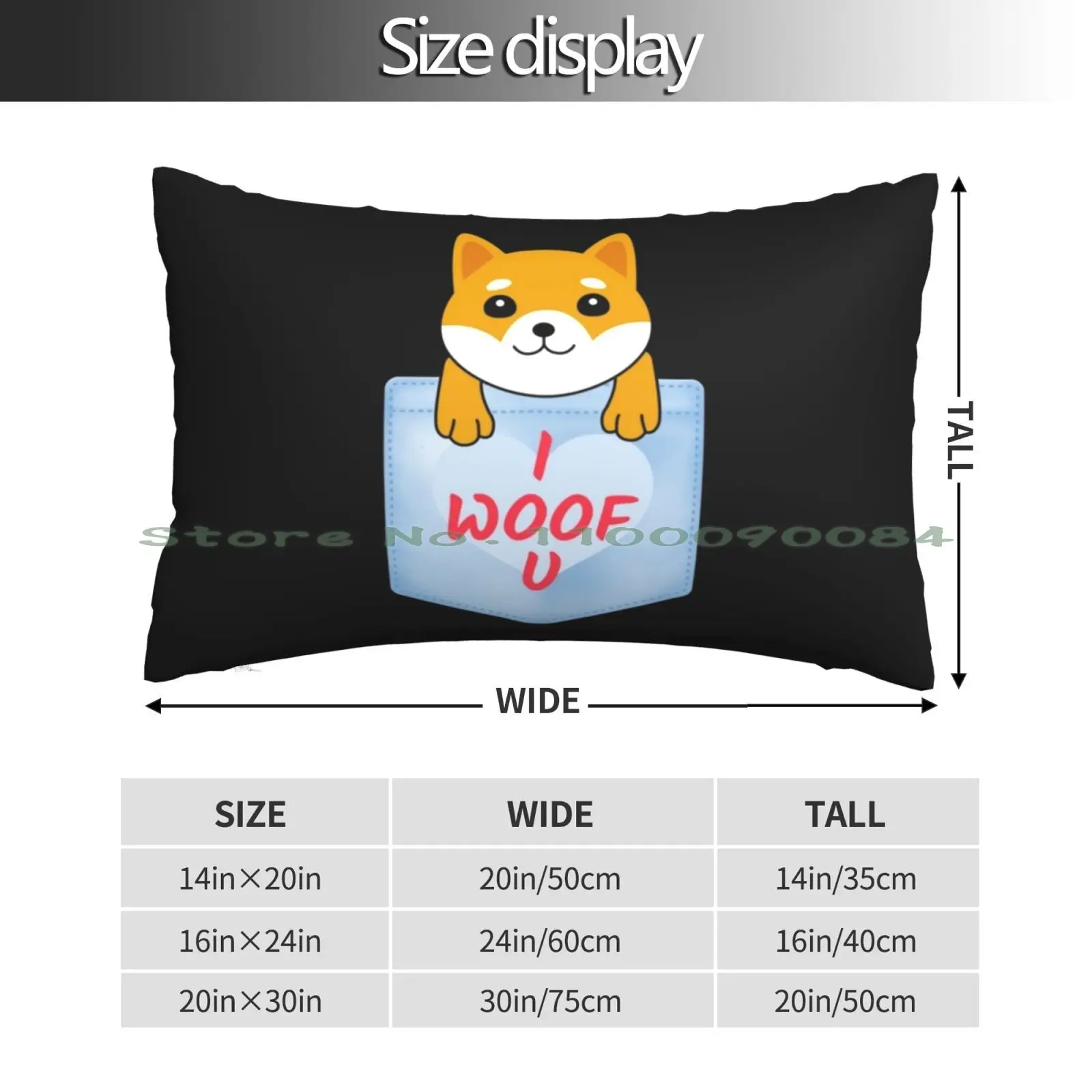 I Woof U! Pillow Case 20x30 50*75 Sofa Bedroom Reef Knot Bind Anchor Lighthouse Yachting Sailing Knot Marine Knot Shipping Boat