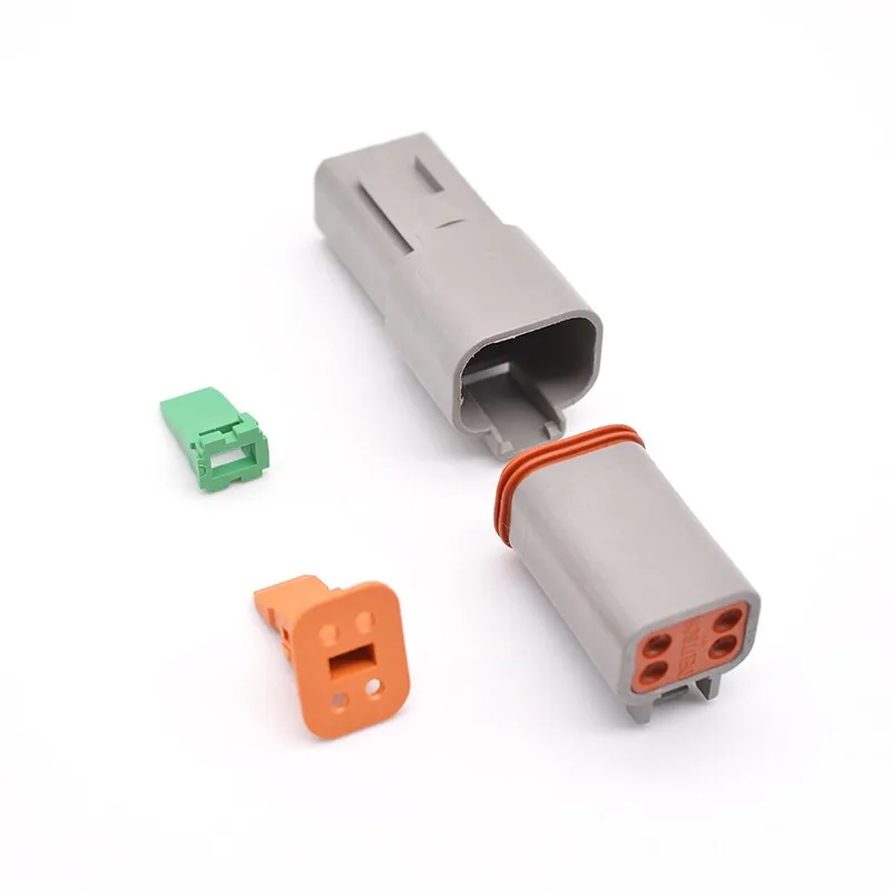 JRready 1 Set Deutsch Series DT Connector 4 Pin DT04-4P DT06-4S W4P W4S