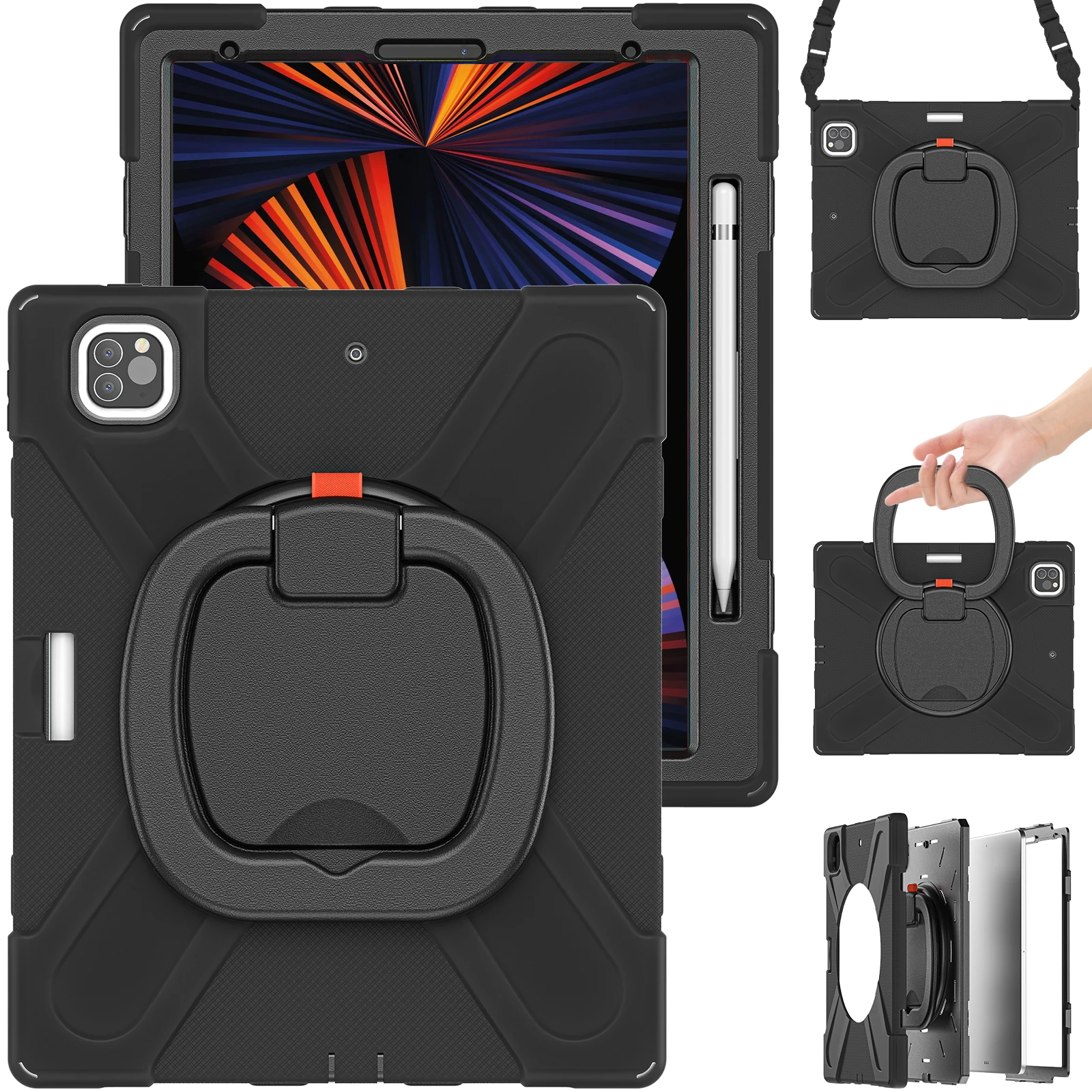 

Handle For iPad Pro 12.9 2021 Inch iPad 12.9 Case Protective