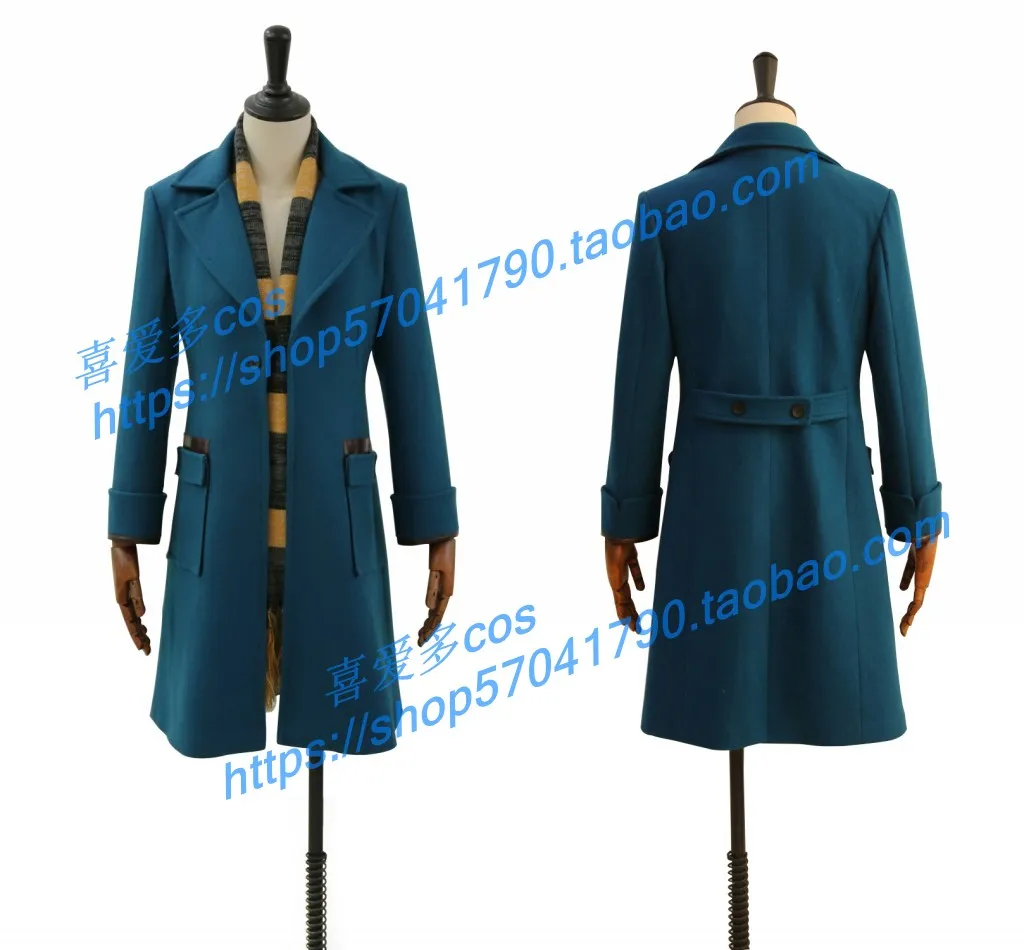 Fantastic Beasts and Where to Find Them Costume Newt Scamande Costume Adult Men Halloween Party Daily Coat Cosplay Costume